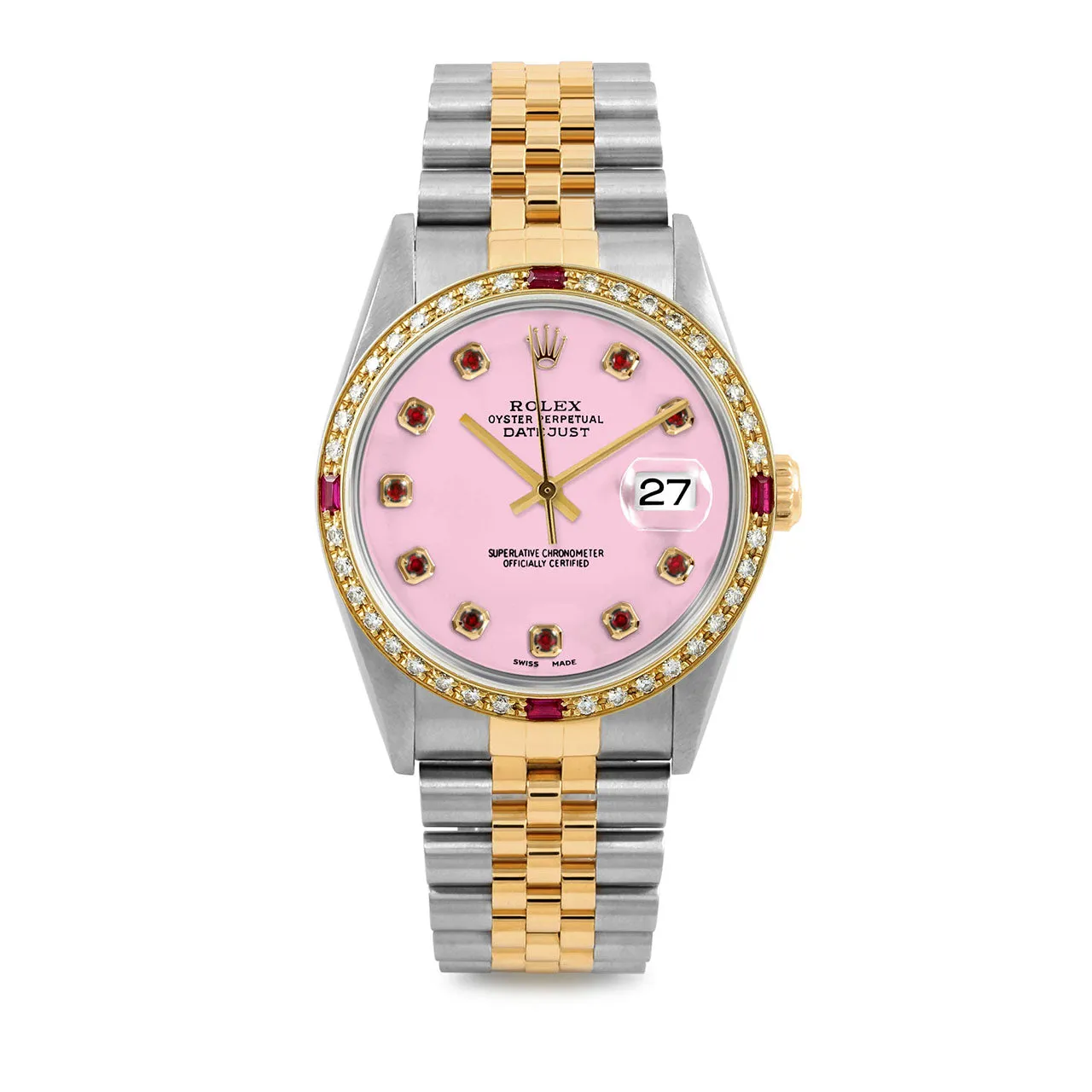 Rolex Datejust 36mm | 16233-PNK-RBY-AM-4RBY-JBL