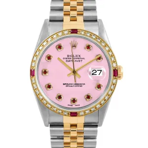 Rolex Datejust 36mm | 16233-PNK-RBY-AM-4RBY-JBL