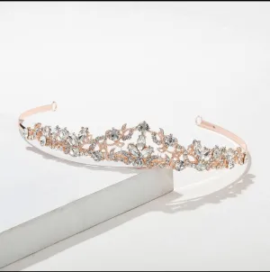 Rose gold tiara