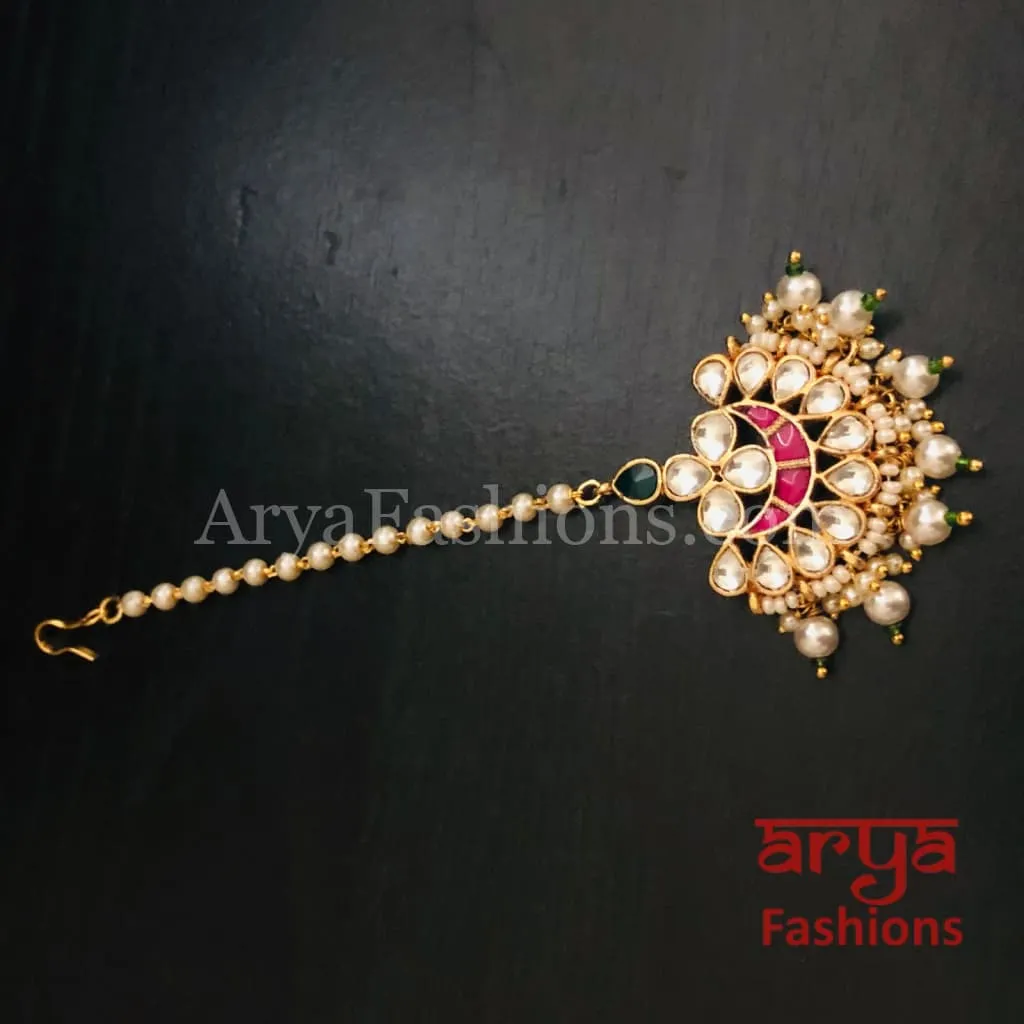 Sabyasachi Ruby Mang Tika/ Kundan Maang Tikka