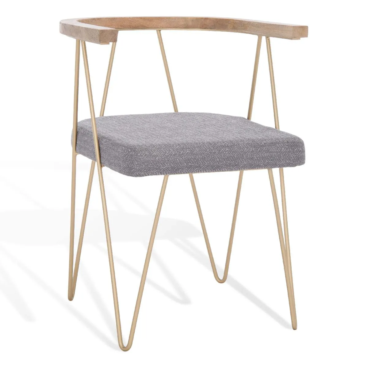 Safavieh Couture Krissy Hairpin Leg Dining Chair (Set of 2), SFV5736