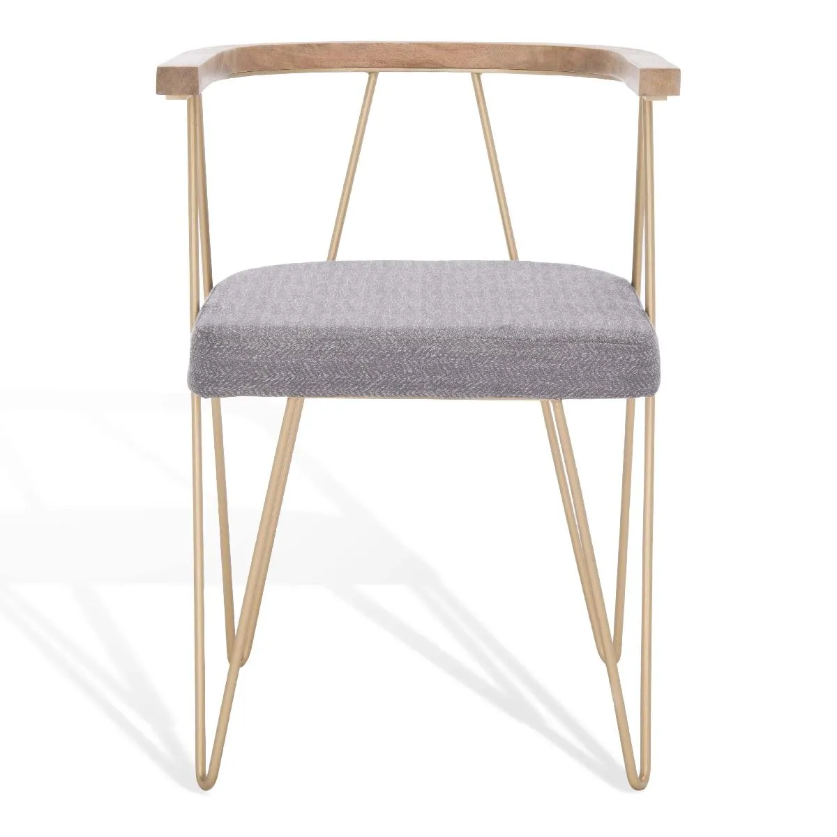 Safavieh Couture Krissy Hairpin Leg Dining Chair (Set of 2), SFV5736