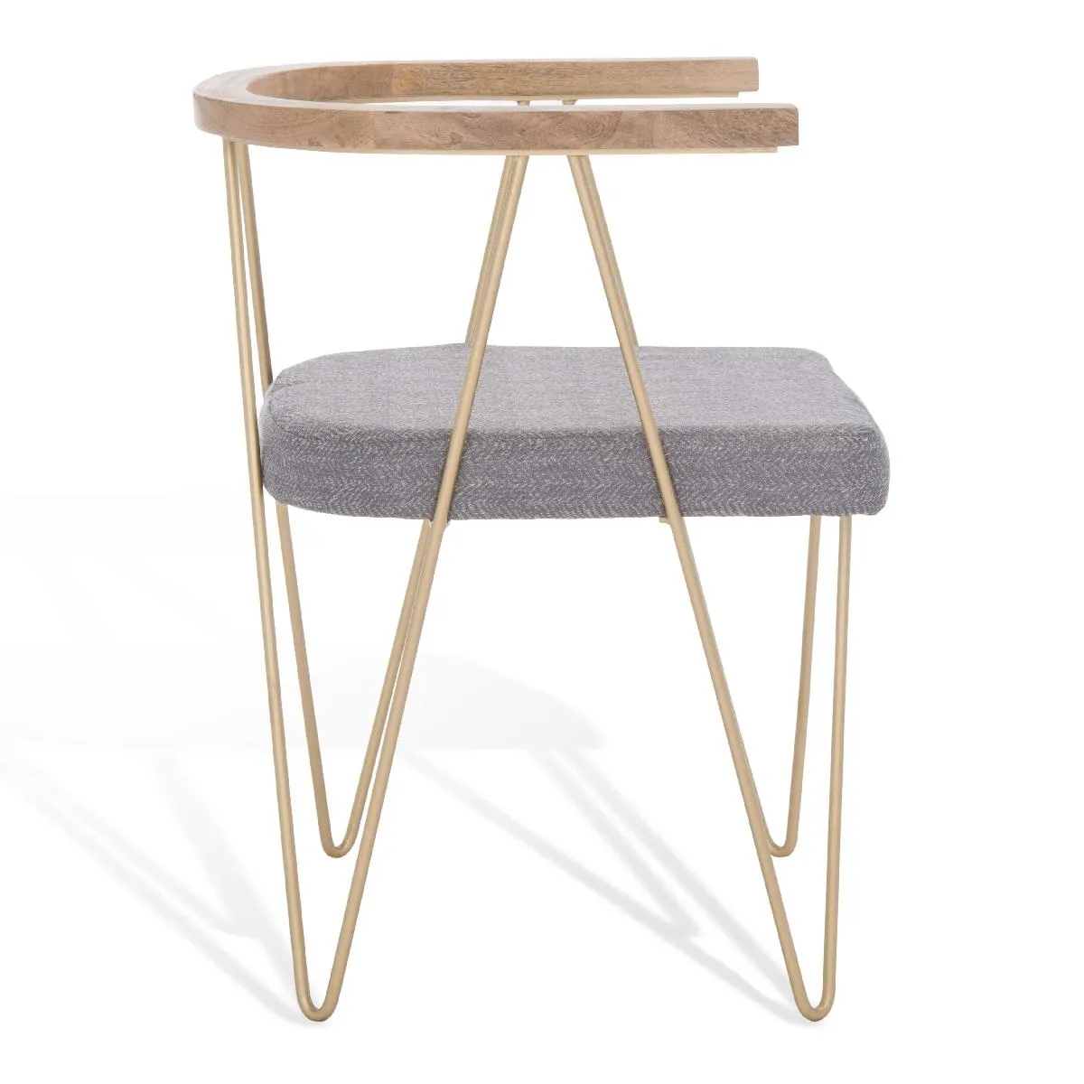 Safavieh Couture Krissy Hairpin Leg Dining Chair (Set of 2), SFV5736
