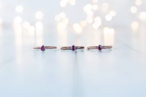 SALE Genuine ruby ring | Untreated ruby jewelry