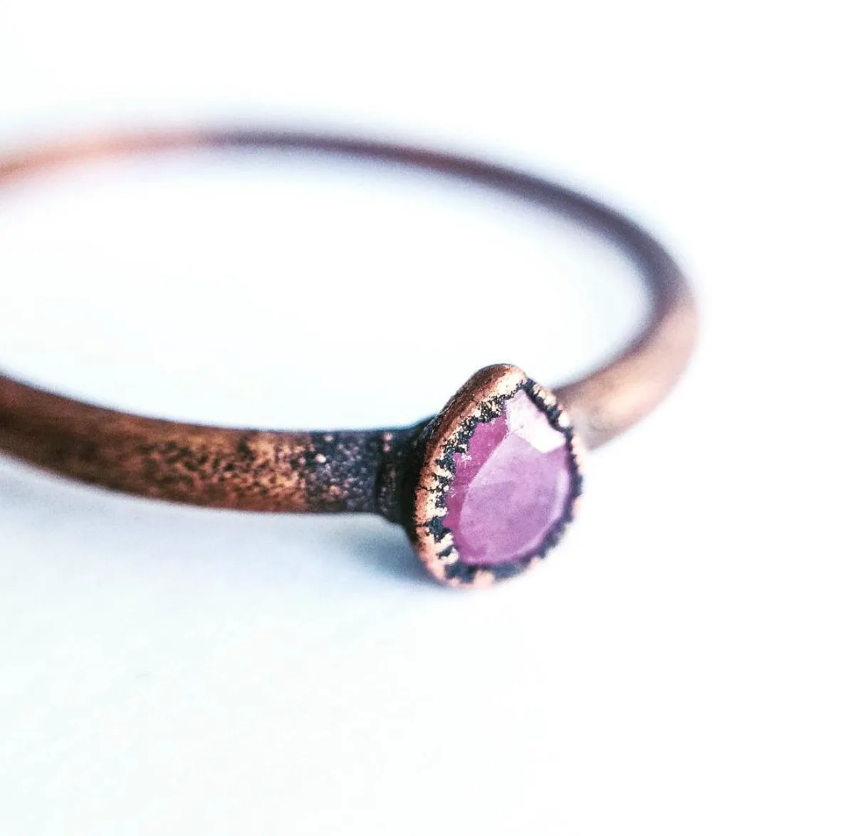 SALE Genuine ruby ring | Untreated ruby jewelry