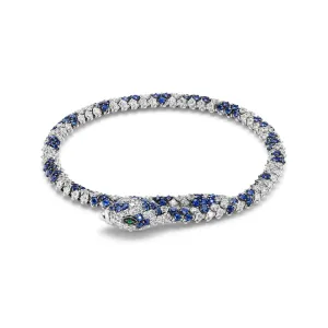 Sapphire & Diamond Serpent Bracelet