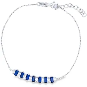 Sapphire Bar Bracelet