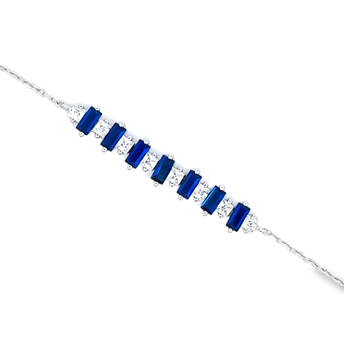 Sapphire Bar Bracelet