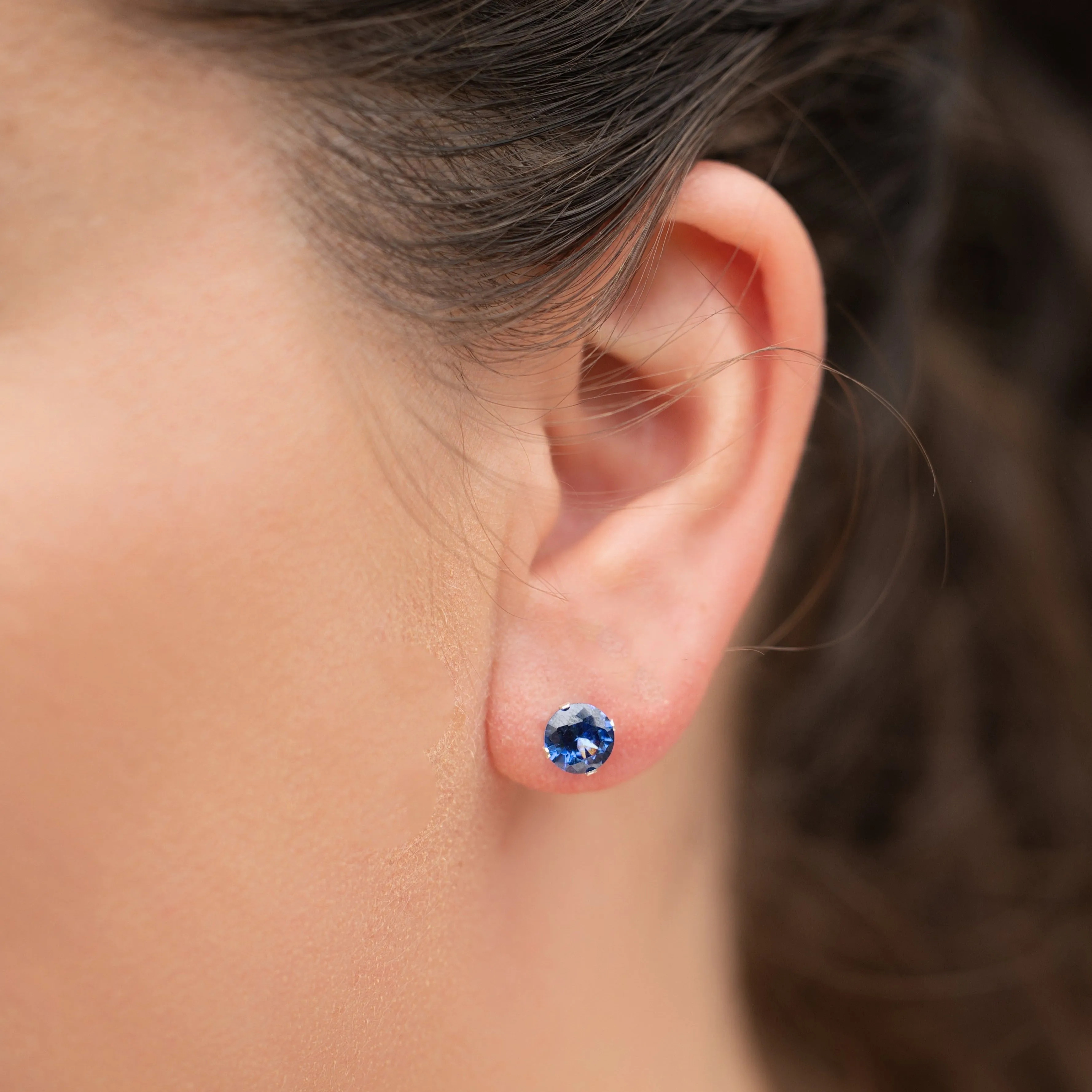 Sapphire Birthstone Earrings