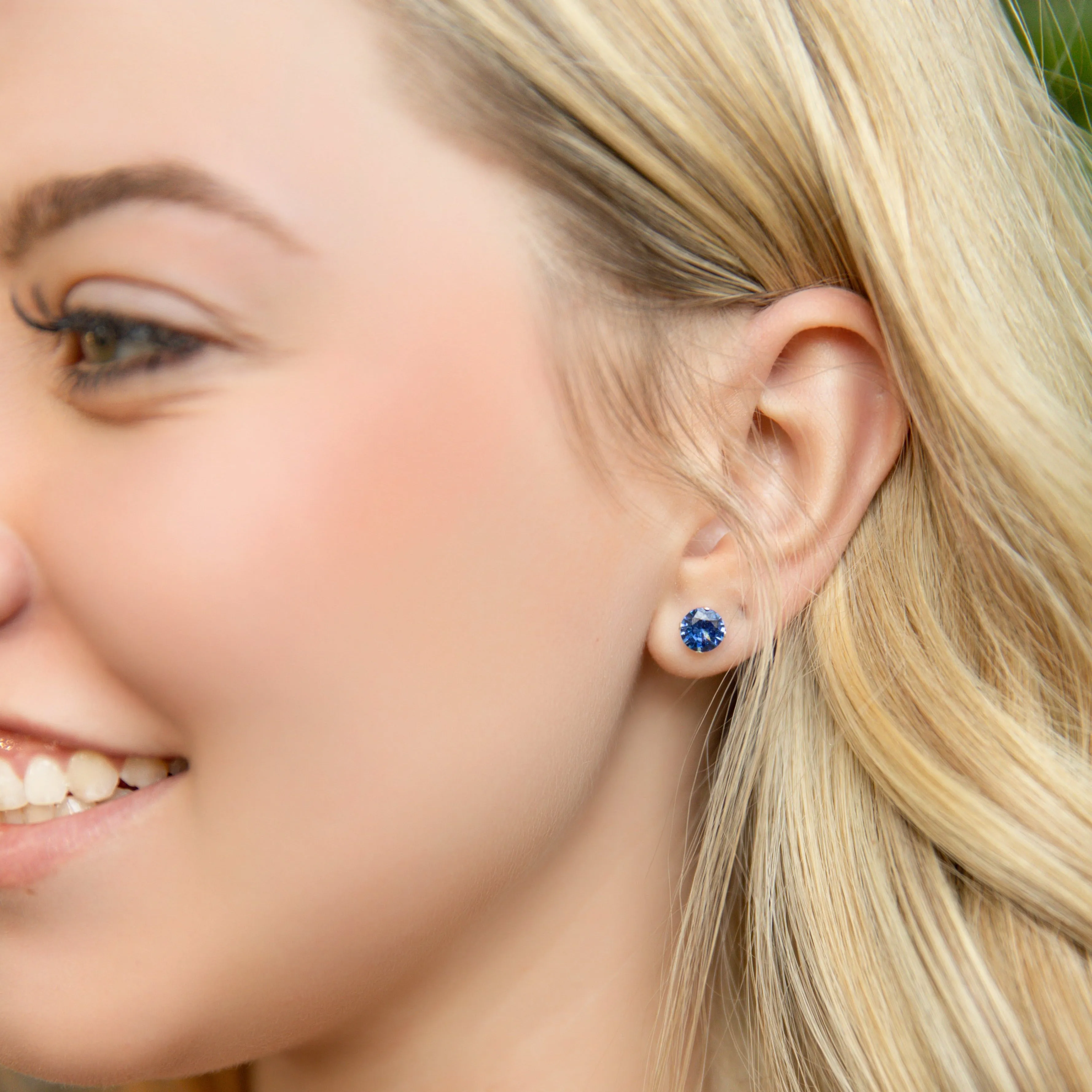 Sapphire Birthstone Earrings