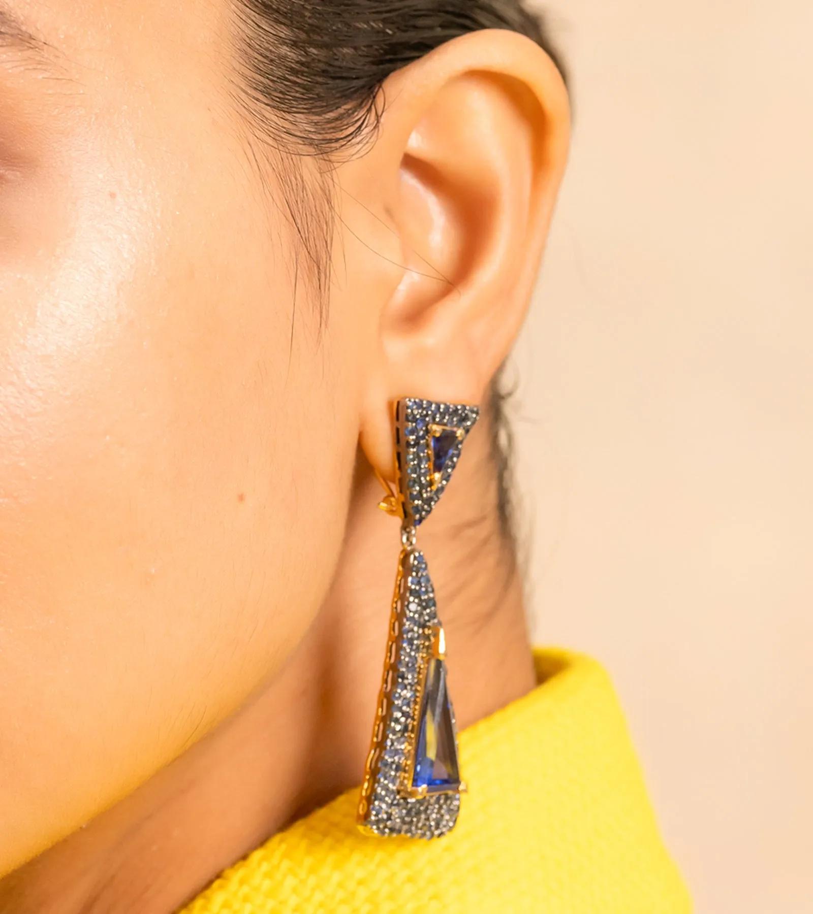 Sapphire Dangler | Earrings