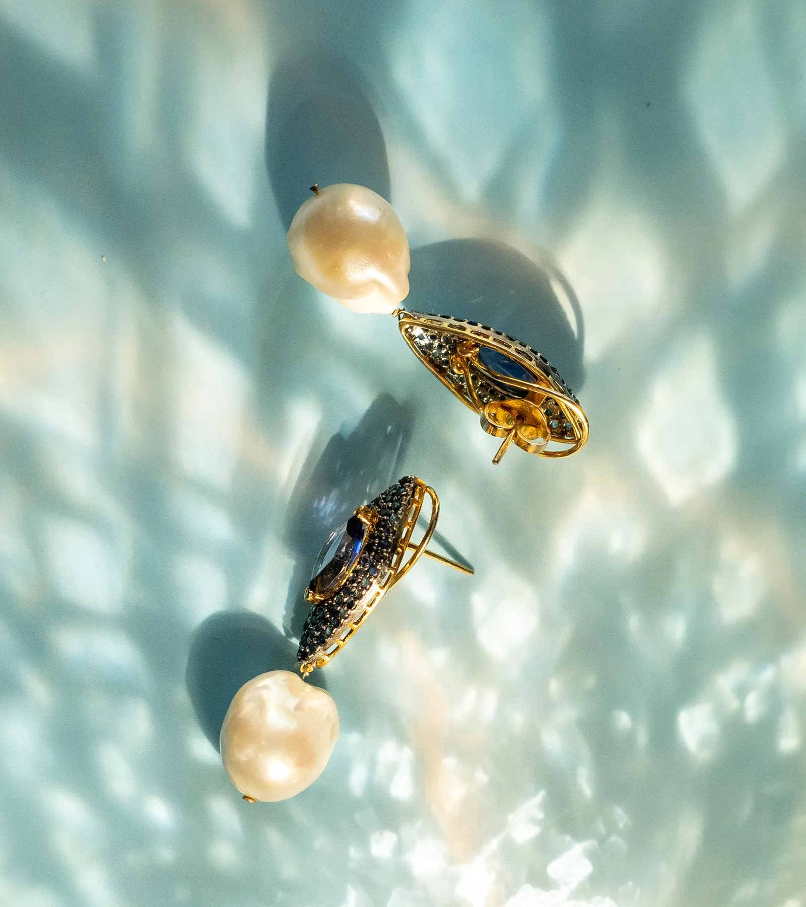 Sapphire Marquise | Earrings