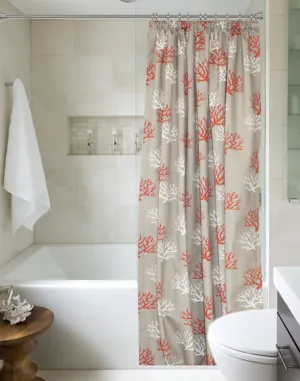 Sea Coral Shower Curtain