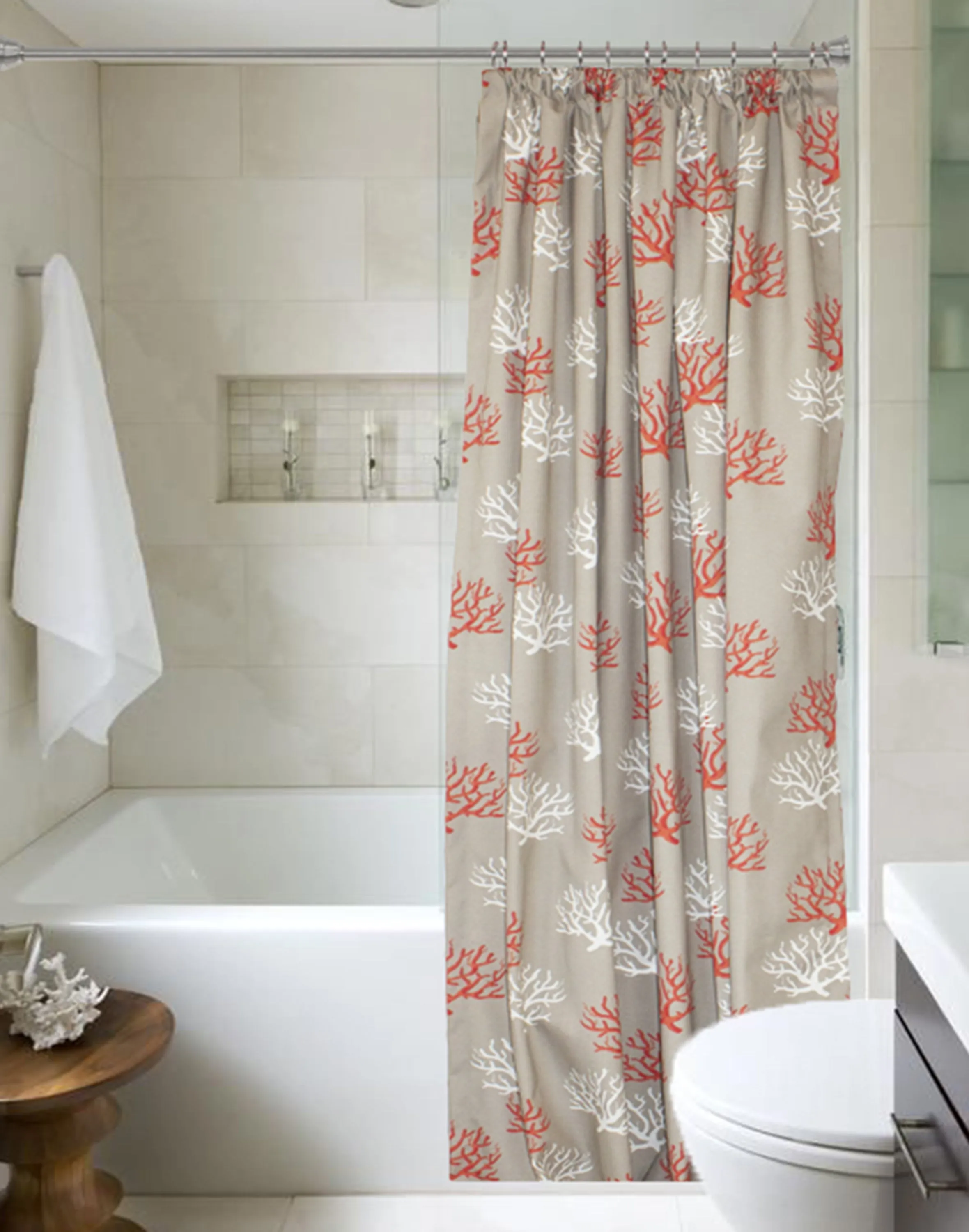 Sea Coral Shower Curtain