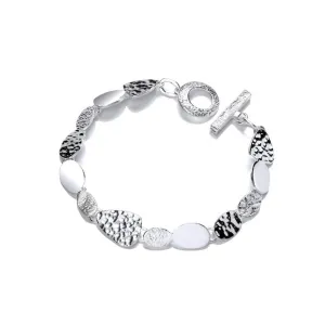 Silver Bowled Over Bracelet