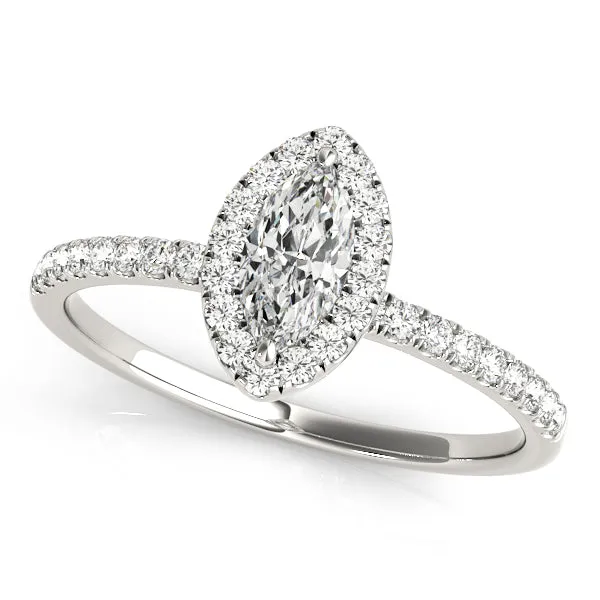 Tiara Diamond Engagement Ring Setting
