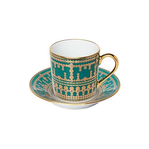 Tiara Gold Coffee Cup And Saucer