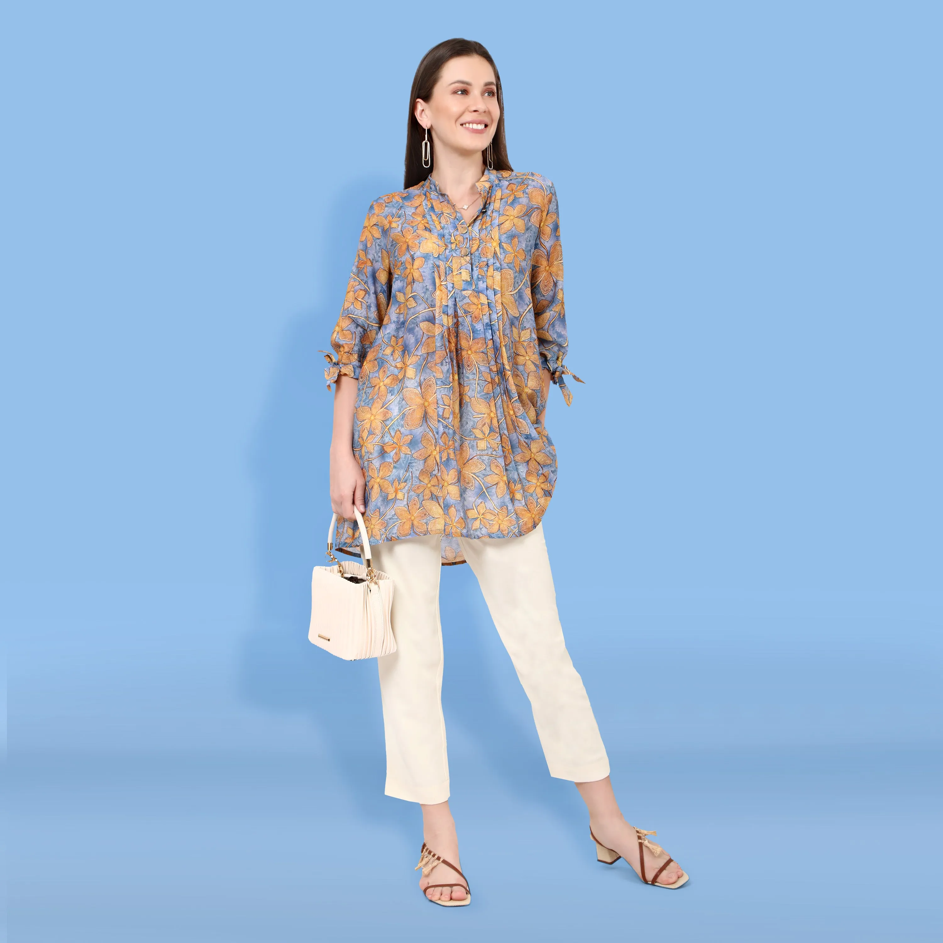 Tiara pleated tunic