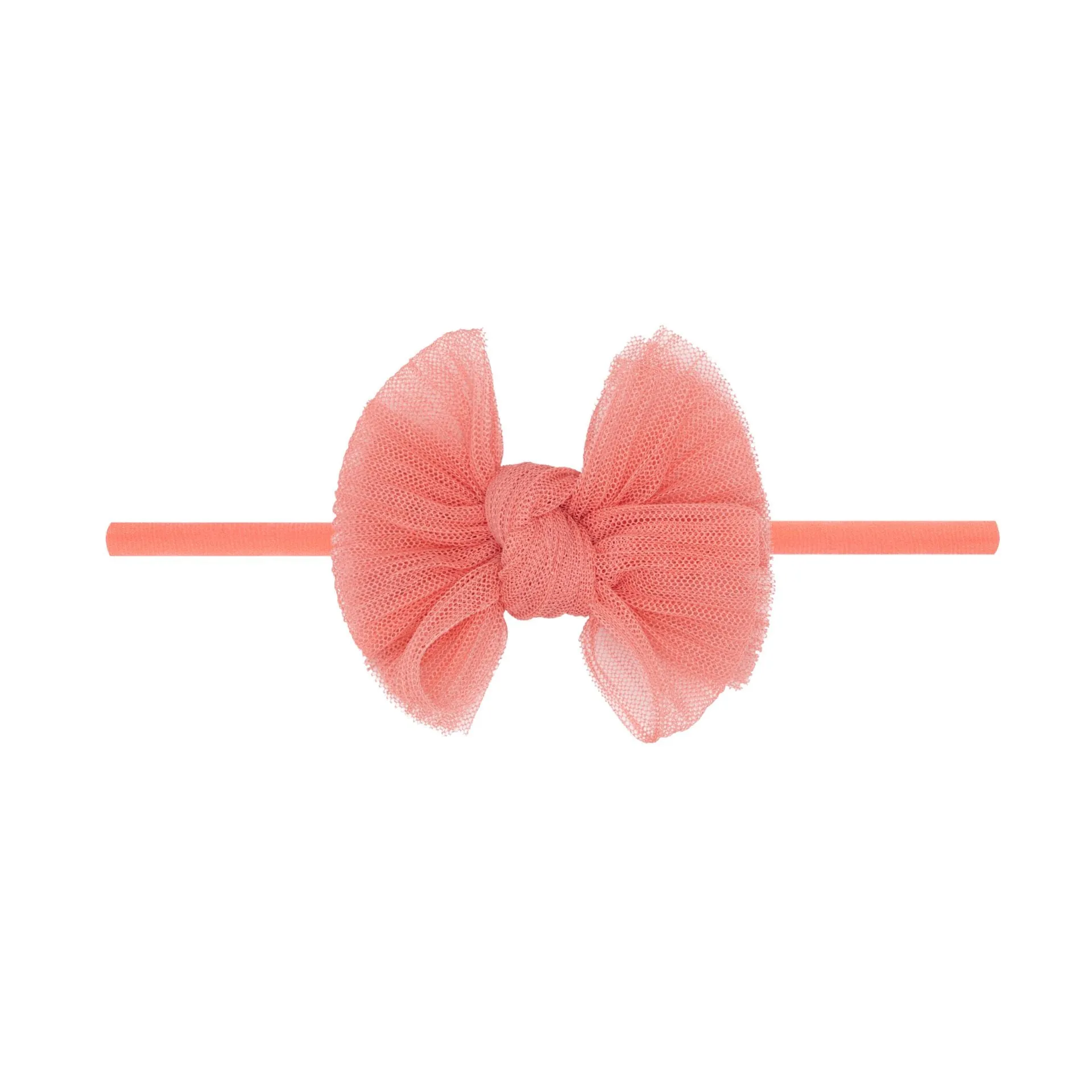 TULLE BABY FAB® SKINNY: pleated coral