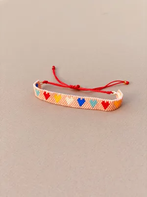 Valentine's Bracelet Coral