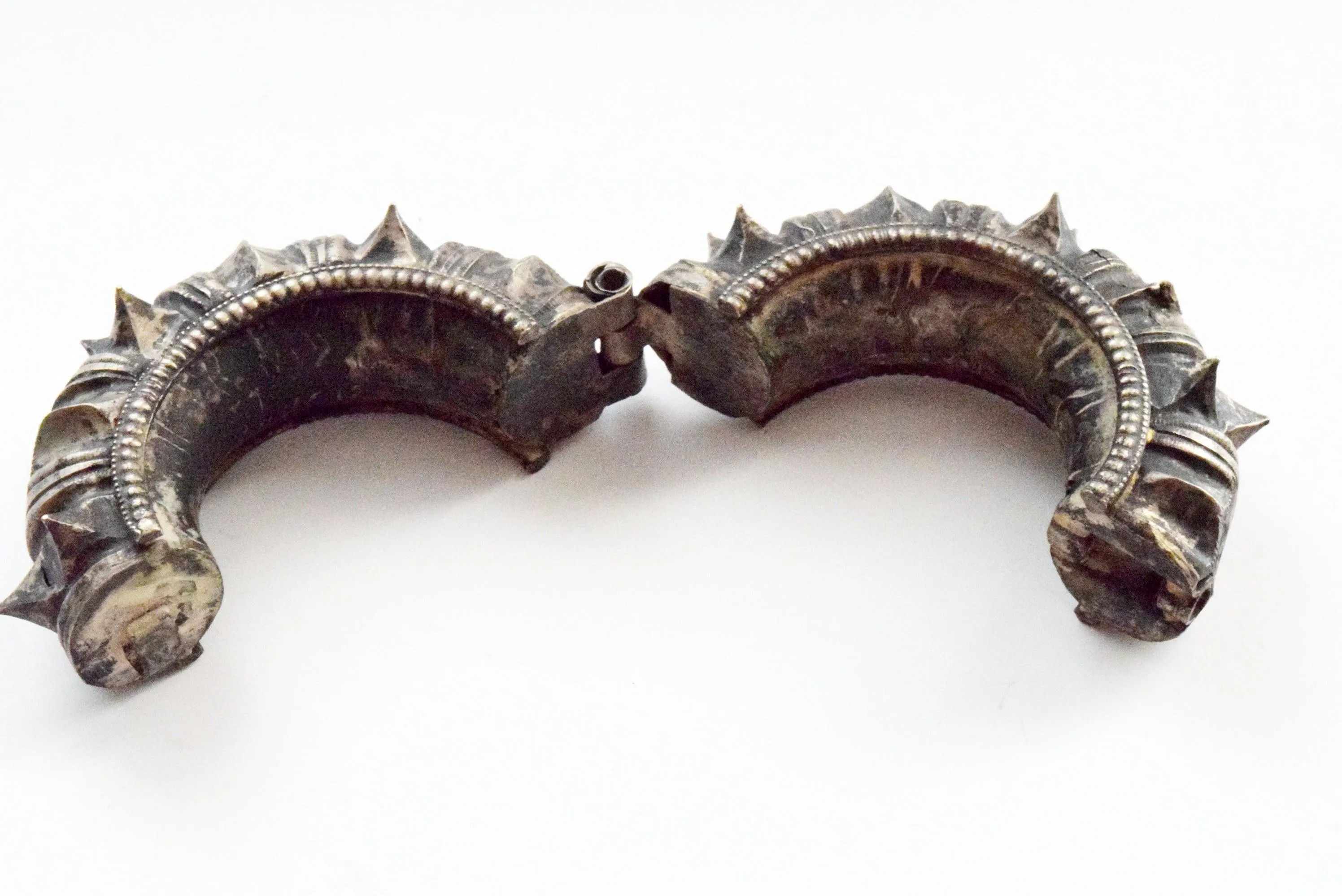 Vintage Indian Spike Bracelet for Small Wrist