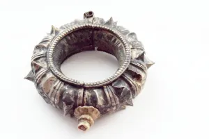 Vintage Indian Spike Bracelet for Small Wrist