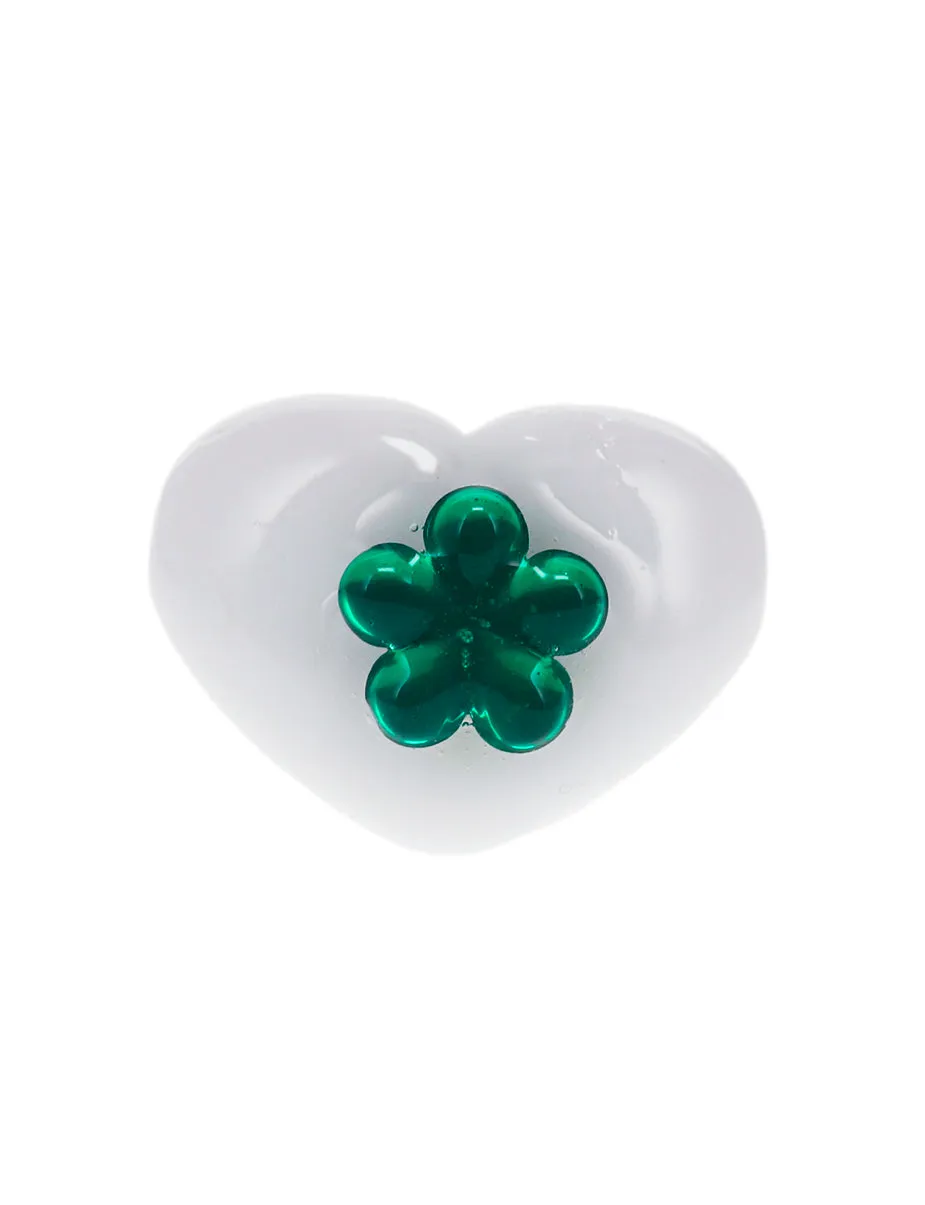 WHITE RAINBOW LUCKY RING