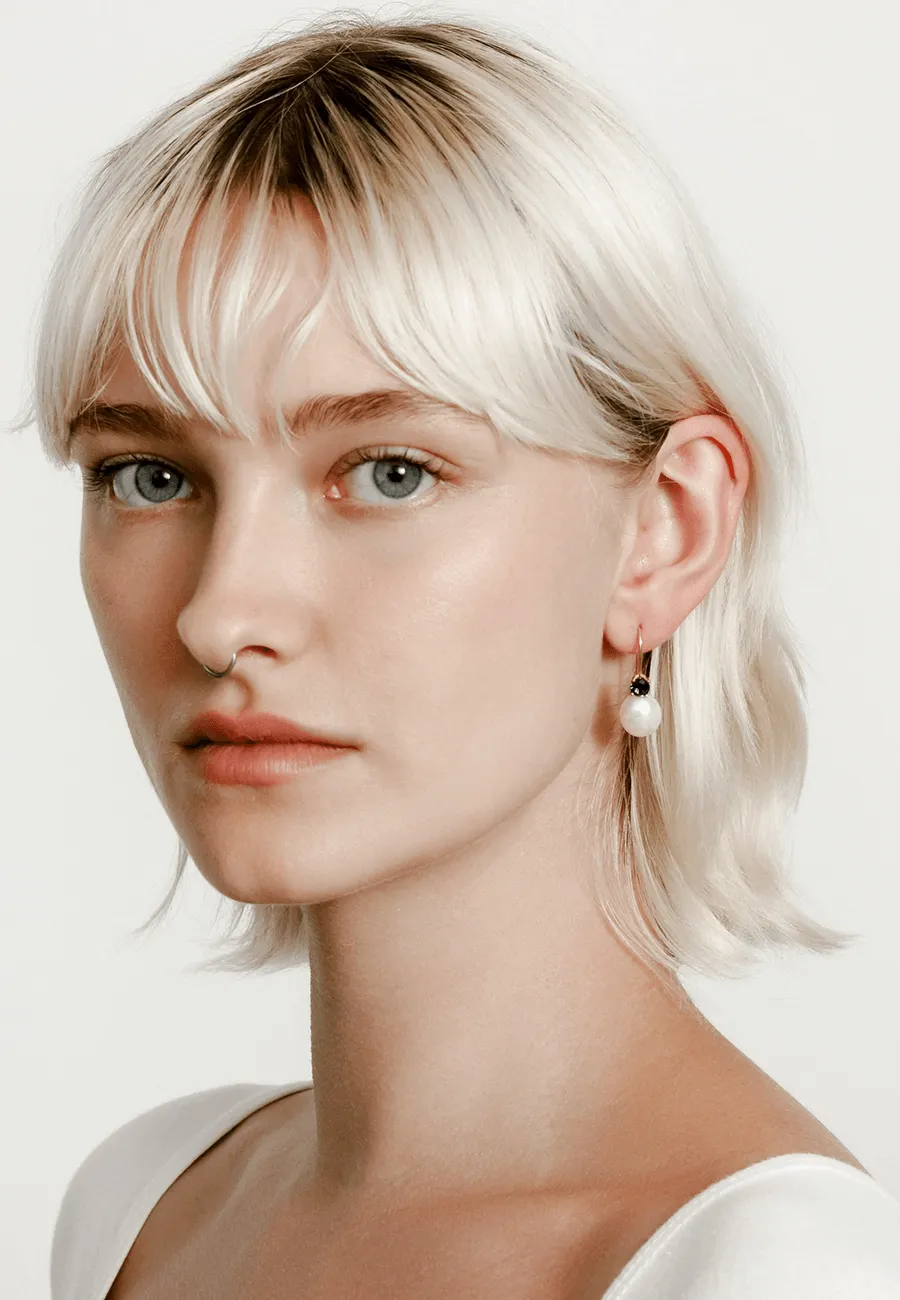 Wolf Circus Erin Earrings Gold Blue